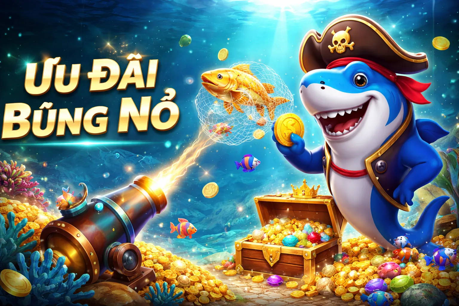 Kho trò chơi đa dạng K9CC Bắn Cá